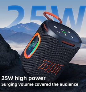 ZEALOT S122 25W Portable Speaker Wireless bluetooth Speaker 76mm Large Driver HiFi Sound 6000mAh Battery Support TWS Outdoors Portable Speaker