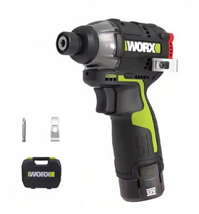 WORX WU132X Cordless Brushless Impact Screwdriver 160N.m. Torque SDS Chuck 2 Speed Modes Lightweight Design