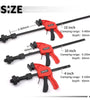Woodworking MFT Dog Clamp 4"/10"/16" Vertical Bench Clamp for 20mm Dog Hole 60kg Heavy Duty Clamping Force Tool-Free Locking System