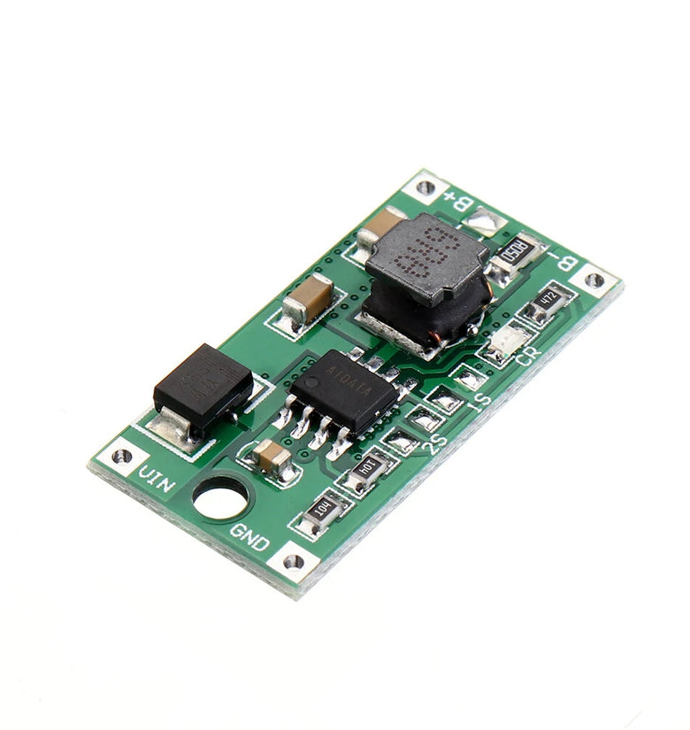 0.5A/1A/2A 1S/2S/3S Synchronous Buck Li-Ion Charger DC 5-23V to 4.2V 8.4V 12.6V Power Supply Module for 3.7V 7.4V 11.1V 18650 Lithium Battery