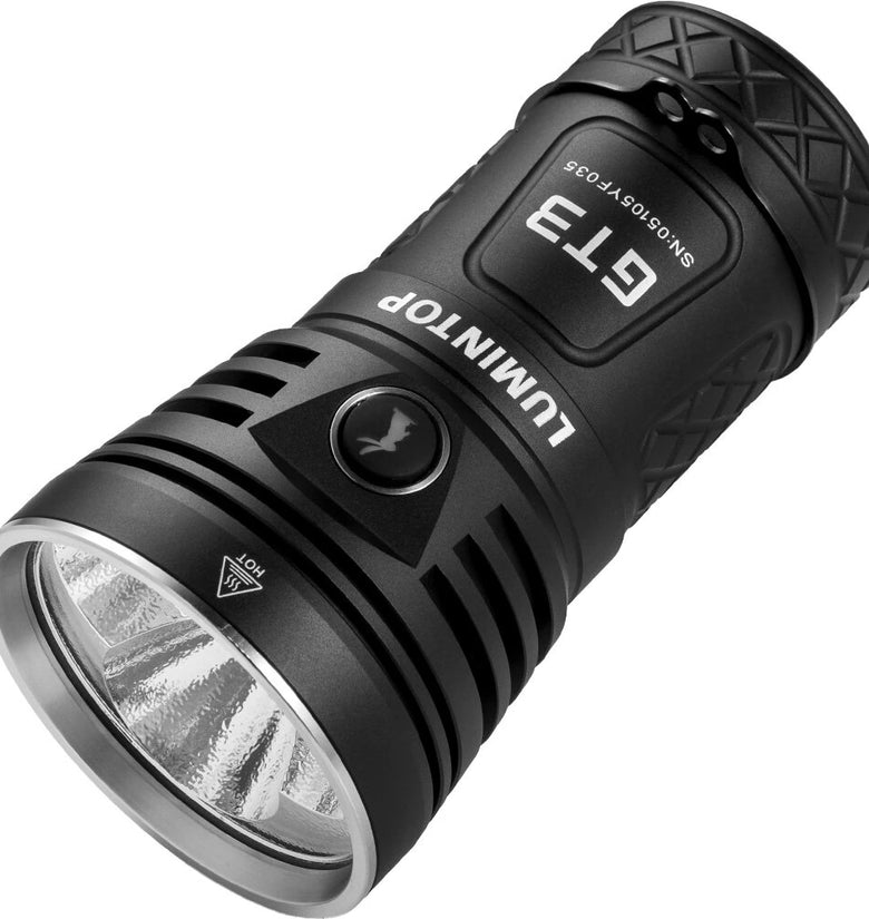 Lumintop GT3 V2.0 21000LM 4*18650 Strong Flashlight 648M Long Range Powerful Searchlight LED Torch IPX8 Waterproof