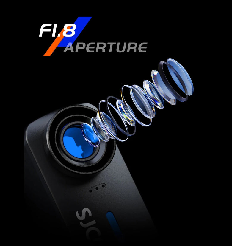 SJCAM C110 Plus 4K 30fps Action Camera 6-Axis Gyro Stabilization Flash Explosion WiFi Remote 170 Lens Angle Sports DV Portable Helmet Motorcycles Sports Camera