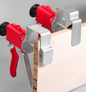 Adjustable Drawer Panel Fixing Clamp Stainless Steel Woodworking Installation Tool Anti Slip Design for Furniture Cabinet Assembly