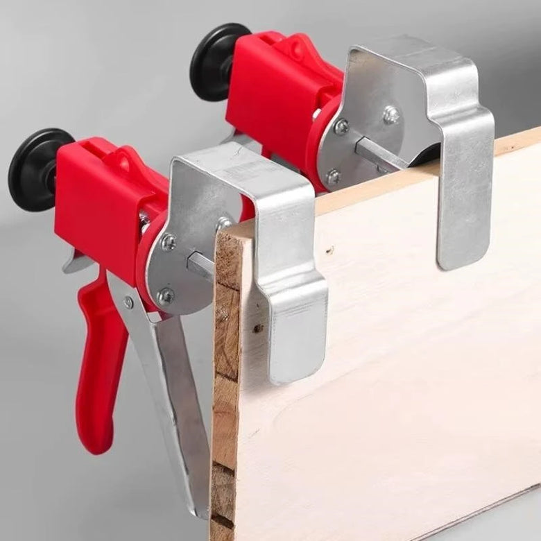 Adjustable Drawer Panel Fixing Clamp Stainless Steel Woodworking Installation Tool Anti Slip Design for Furniture Cabinet Assembly