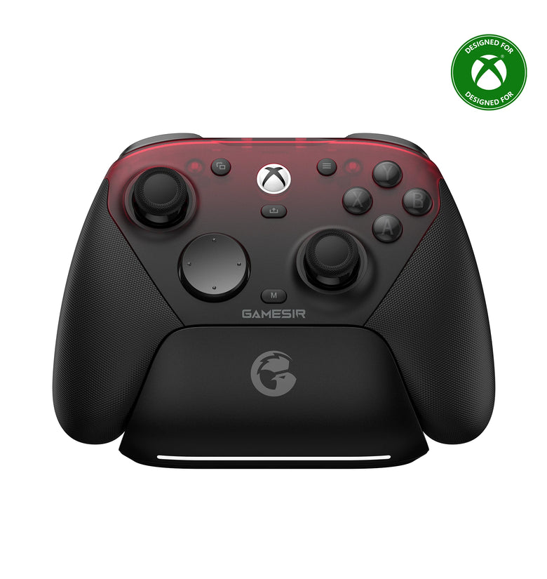 [Xbox Certified]GameSir G7 Pro Tri-mode Wireless Controller for Xbox Series X|S Xbox One & PC TMR Joystick Hall Trigger 1000Hz Gyro 4 Extra Buttons Swappable Faceplate Gamepad with Charging Dock