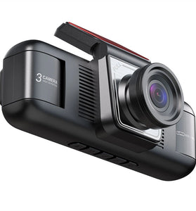2Inch IPS Screen Dash Camera 4 Channel 1080P HD Driving Recorder Loop Recording G-Sensor Wide Angle Coverage