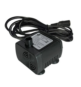 12V Mini Solar Flowing Water Fountain Pump Compact Waterproof Impurity Guard Ideal For Fishbowls Powered by Sunlight High Lift 2.0M and Flow 500L/H