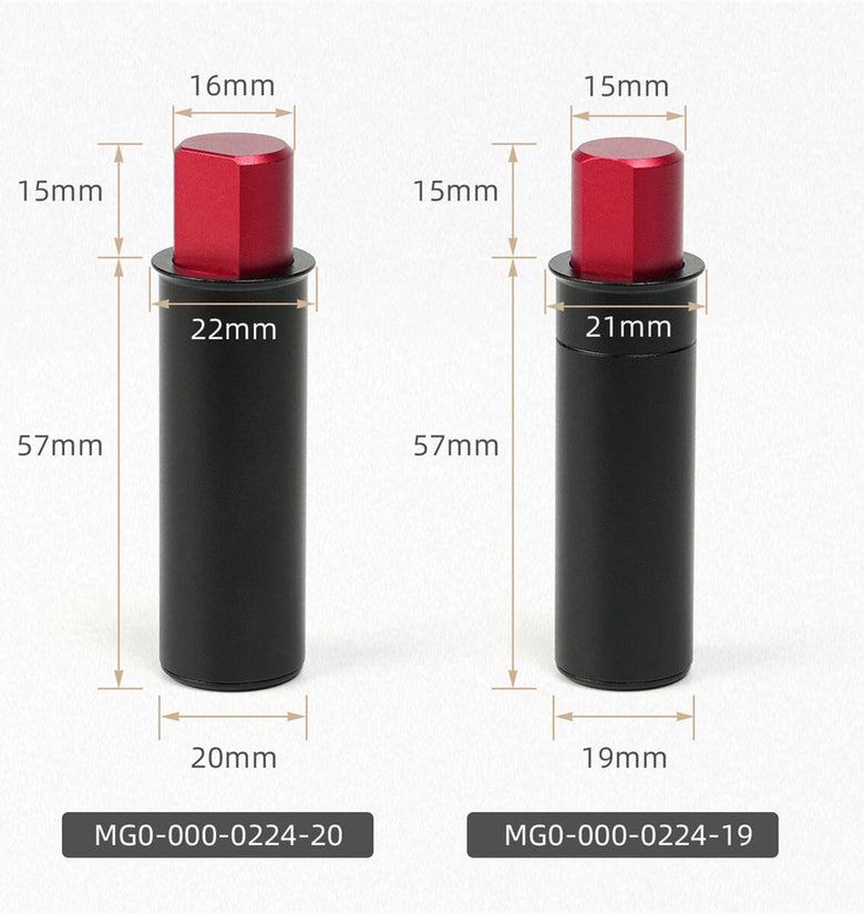 GANWEI 1Pcs Spring-Loaded Bench Dog 20mm/19mm Retractable Workbench Stop Aluminum Alloy Positioning Block For Table Dog Hole