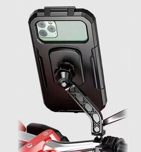 Waterproof Motorcycle Bike Mobile Phone Holder Magnetic Universal Bicycle GPS 360 Swivel Adjustable Motorcycle Cellphone Holder