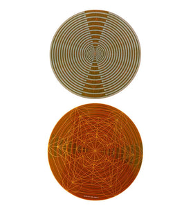 MWO Partial Oscillation Disc Multi-wave Oscillator Antenna Pure Copper Gold-plated Health Jewelry Cell Resonance Energy