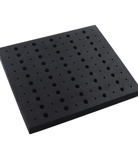 RUITOOL Router Bit Storage Tray Holder Holds 110 Bits High-Density Foam Organizer for 1/2 Inch and 1/4 Inch Shank Bits Portable and Impact Resistant