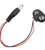 3pcs DC 9V Battery Button Power Plug Mega 2560 1280 UNO R3 132 9V Battery Buckle T Type