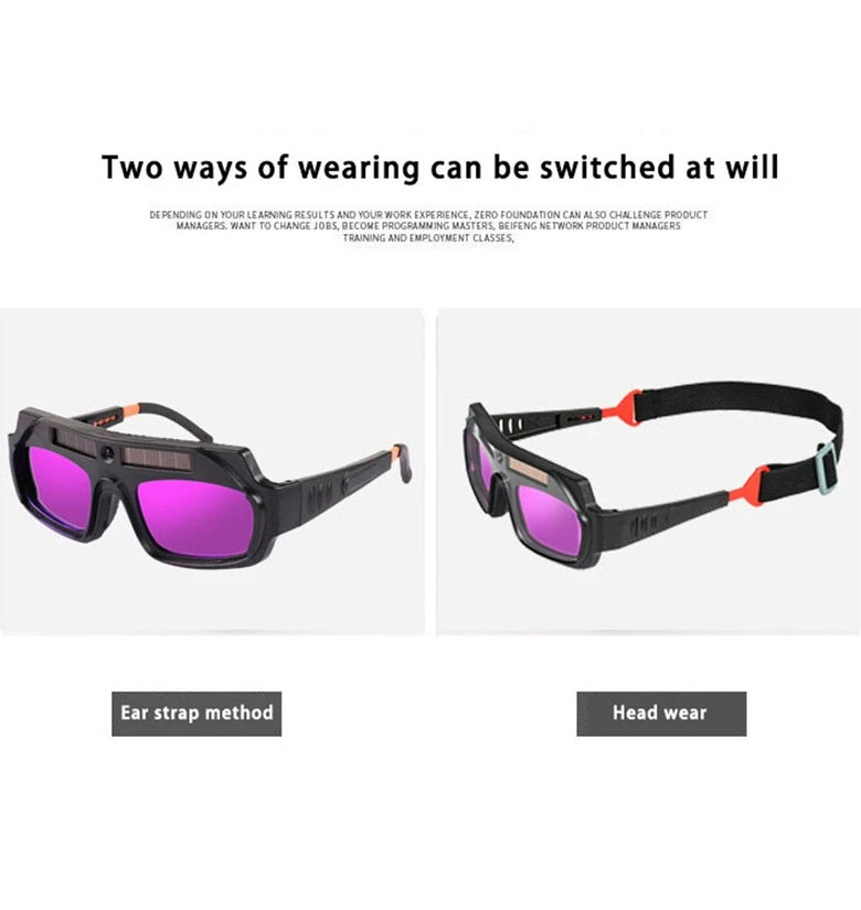 Anti-Glare Welding Glasses Automatic Darkening Welding Mask Eye Protection Welding Goggles