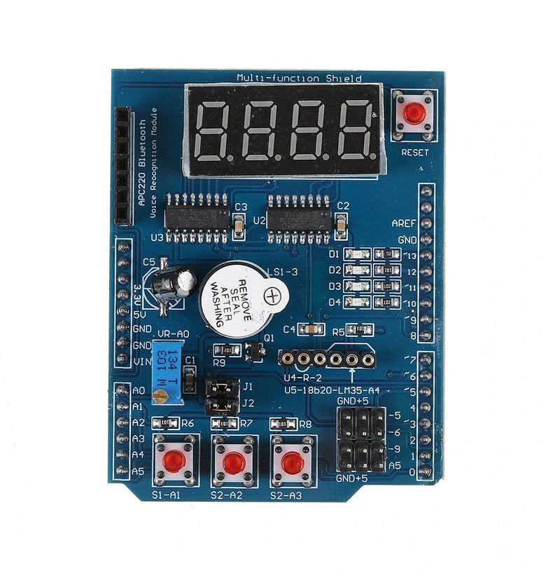 Multifunctional Expansion Board Basic Learning Kit MCU Development Board