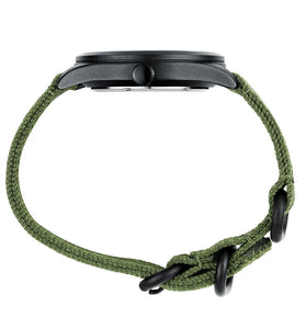 BIDEN 12/24Hours Scale Calendar Quartz Watch Outdoor Sports Luminous Waterproof Nylon Strap Men Wrist Watches