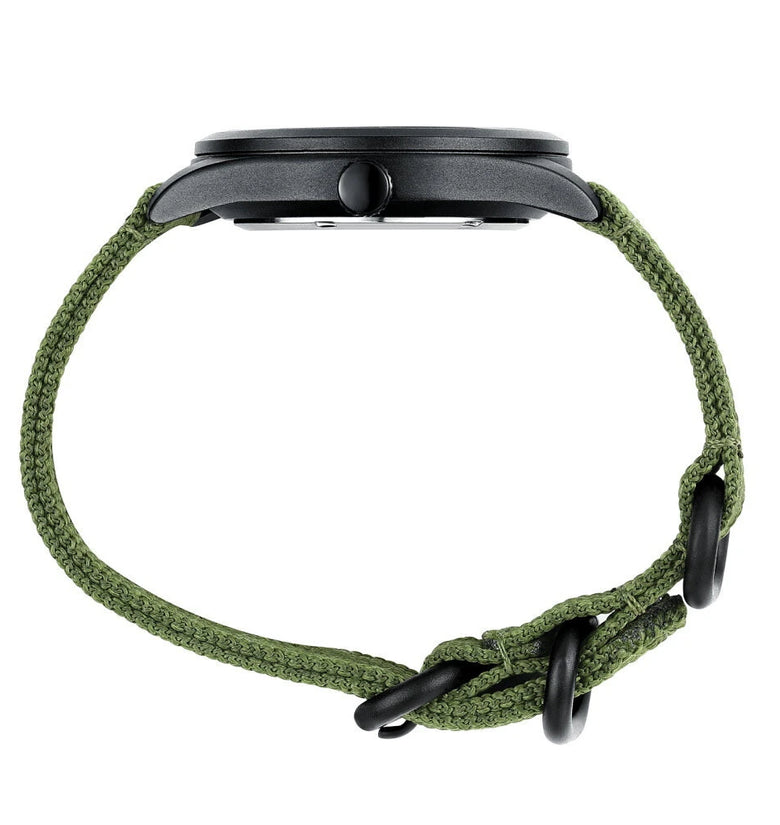 BIDEN 12/24Hours Scale Calendar Quartz Watch Outdoor Sports Luminous Waterproof Nylon Strap Men Wrist Watches