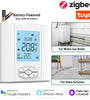 Tuya Zigbee3.0 Smart Thermostat for Water Gas Boiler Valve Smart WiFi Wireless Temperature Controller Voice with Alexa Google Home