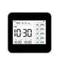 13 in 1 Tuya WIFI Intelligent Thermometer Hygrometer Indoor Accurate Temperature Humidity Gauge Monitor with Time/Calendar/Alarm Display Support Remote APP Control for Home Office