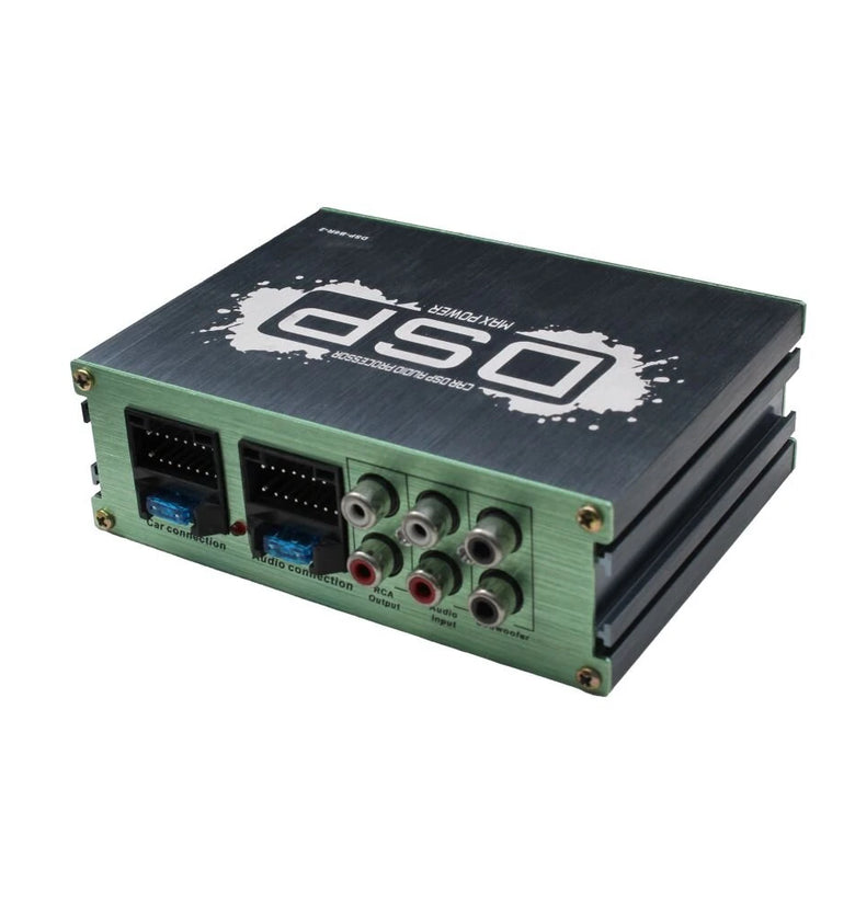 Car Amplifier Car Audio Processor USB 6RCA High Power Long Service Life Improved Sound Quality Mobile App Control 2 Power IC Frequency Modulation Unique Sound Effects Bass Treble Eq Zone