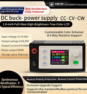 Sinilink XY-6506S DC Buck-Boost Power Supply 65V 390W Power Converter for Solar Charging Adjustable Voltage Current Regulator