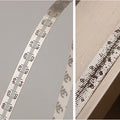 Wnew DIY Ruler Stainless Steel Laser-Etched 3M Adhesive Backing Dual Metric Measurements Top-Quality Precision Tool Silver Finish