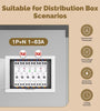 MOES Tuya Zigbe 63A Circuit Breaker Smart Electricity Monitor V0 Fireproof Retardant Alarm Threshold Set Tuya & Smart Life APP Control Voice Control with Alexa Google Home