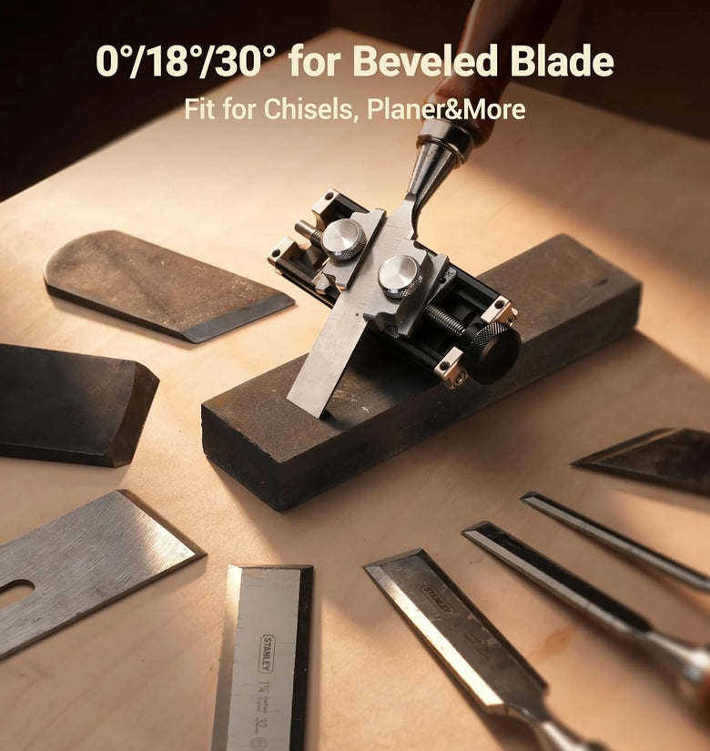 HONGDUI HD29 Honing Guide Woodworking Sharpening System Chisel Sharpening Kit Fits Planer Blades