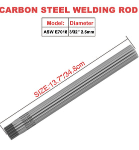 ARC SOUL AWS E7018 Welding Rods Ideal for Medium Grade Carbon Steels Cold Rolled Steels All Position Welding 2.5mm Diameter Packs of 25 40 60 High Quality Welding Performance