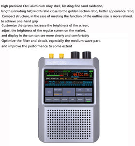 New Firmware 2.40 Genuine Second Generation Malahit-DSP2 SDR Malachite Receiver Radio 10kHz-380MHz 404MHz-2GHz
