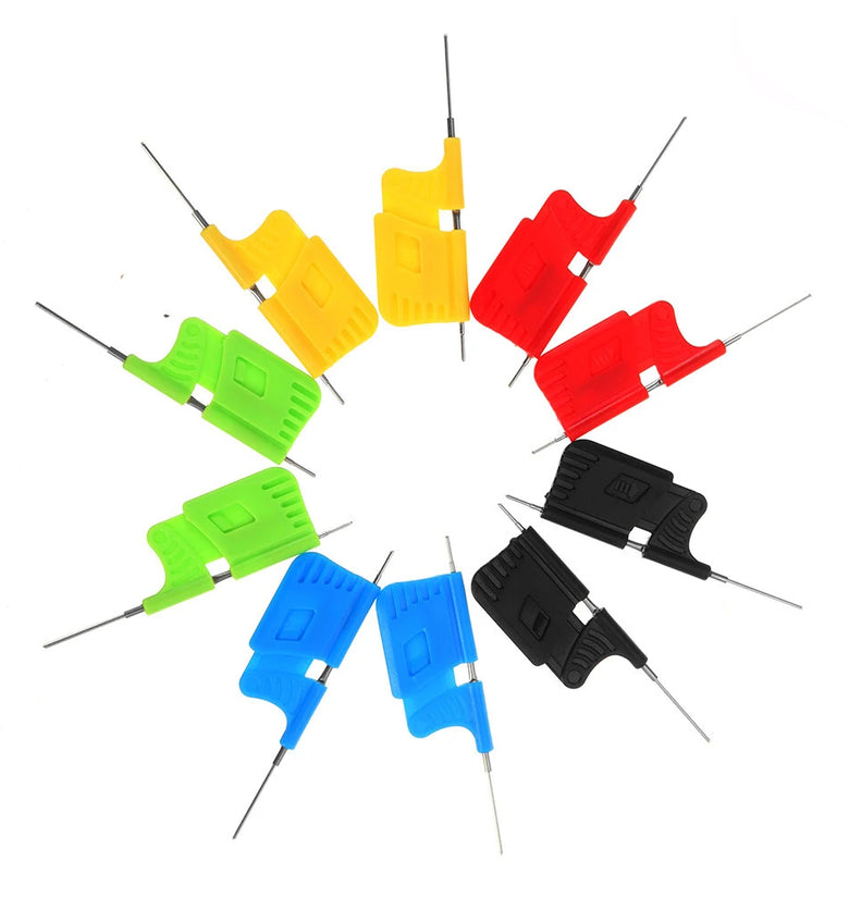 10pcs SDK08 Test Clips with Dupont Cable 40V SMD Gripper IC Test Hook Clips Electrical Testing Ultra Small Clip Test Clamp