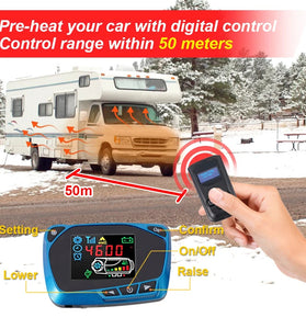 12V 24V Car Air Parking Heater Monitor Switch Manual Buttons Remote Controller Motherboard For Air Diesel Heater Accessories