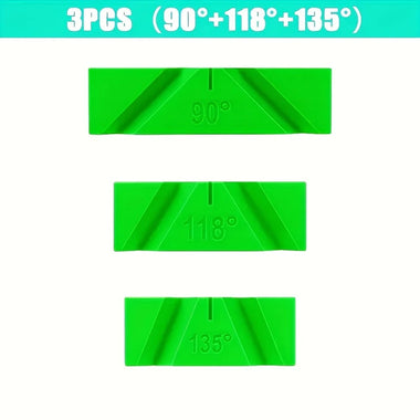 3pcs Portable Manual Drill Bit Sharpener Guide Set 90 118 135 Degree Angle Grinder Attachment for Twist Drills Sharpening Jig PLA Plastic Woodworking Metalworking Repair Power Tool Accessories