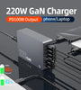[GaN Tech]Bakeey WT-F8A 220W 6-Port USB PD Charger 2USB-A+4USB-C PD3.0/2.0 QC4.0+ SCP FCP AFC Apple2.4A Fast Charging Desktop Charging Station EU Plug US Plug for iPhone 16 15Pro 14 13 12 Pro Max for Xiaomi 15pro for Huawei for Samsung Galaxy Z Flip6