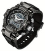SANDA Men's Sport Digital Watches Multifunctional Luminous Wrist Watch Waterproof Shockproof Alarm Clock Men Watch