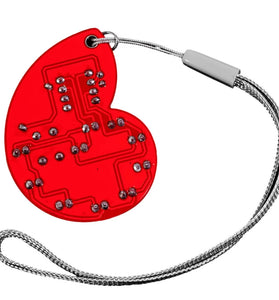 DIY LED Seashell Design SMD SMT Electronic Kit With Lanyard for Soldering Practice Learning Gifts For Soldered Practise