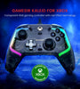 GameSir K1 Kaleid Transparent RGB Gaming Controller Works with Xbox Series X|S Xbox One and Windows 10/11 Wired Gamepad Hall Effect 3.5mm Audio Jack