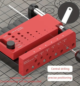 Round Rod Center Finder Horizontal Drill Presser Adjustable Screw High Accuracy for Woodworking Metalworking DIY