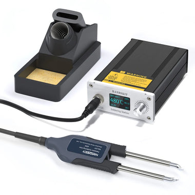 Handskit T12 220V High-Power Cell Phone Repair Tweezer Soldering Station Smd Capacitor Resistor Repair Soldering Station STM32 Chip With Euro Gauge Power Cord