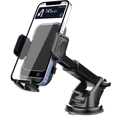 3-7 Inch Screen Car Dashboard Mobile Phone Navigation Holder Car Mobile Phone Holder with Retractable Suction Cup