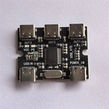 Type-C USB Hub Extension Board 3 Port USB Splitter 5V DC Plug and Play Driver-Free USB Adapter for PC Laptop Accessories
