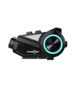 Freedconn 1000m Motorcycle Dash Cam Intercom 6 Person Group Tallk bluetooth Headset Helmet Recorder WiFi App Motorbike Motor Auto DVR Headphone R3