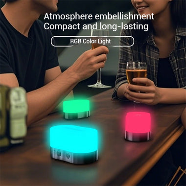 Elfeland Rechargeable Magnetic RGB Mood Light Stackable Design Touch Control LED Night Lamp Portable Ambient Lighting