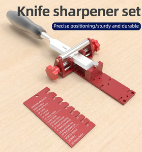ENJOYWOOD Chisel Sharpening Jig Wood Honing Guide for Chisels and Planes Width 0.12 to 2.9In with Sharpening Angle Fixture Angle Gauge from 10 to 45