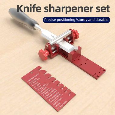 ENJOYWOOD Chisel Sharpening Jig Wood Honing Guide for Chisels and Planes Width 0.12 to 2.9In with Sharpening Angle Fixture Angle Gauge from 10 to 45