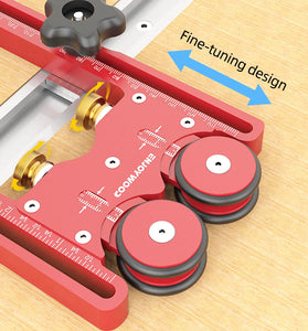 ENJOYWOOD 160mm Extended Stock Guide with One-Way Wheel and Safety Auxiliary Tool Versatile for Table Saw Band Saw Circular Saw Woodworking Equipment Tool