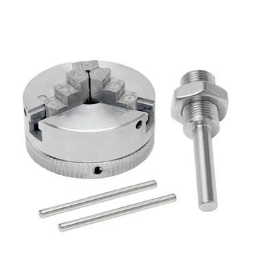 Zinc Alloy Self-Centering Lathe Chuck Set Three-Jaw and Four-Jaw Options High Precision for Mini Metal Lathe Reliable and Wear Resistant