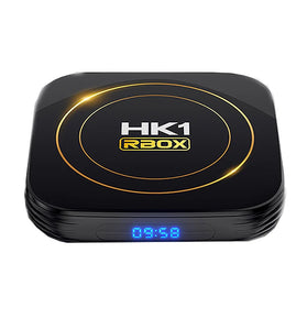 HK1 RBOX H8S Android 12 Smart TV Box 4+64G Dual Band 2.4G/5G WiFi Support bluetooth 4.0 8K HDR10+ Media Player Set Top Box