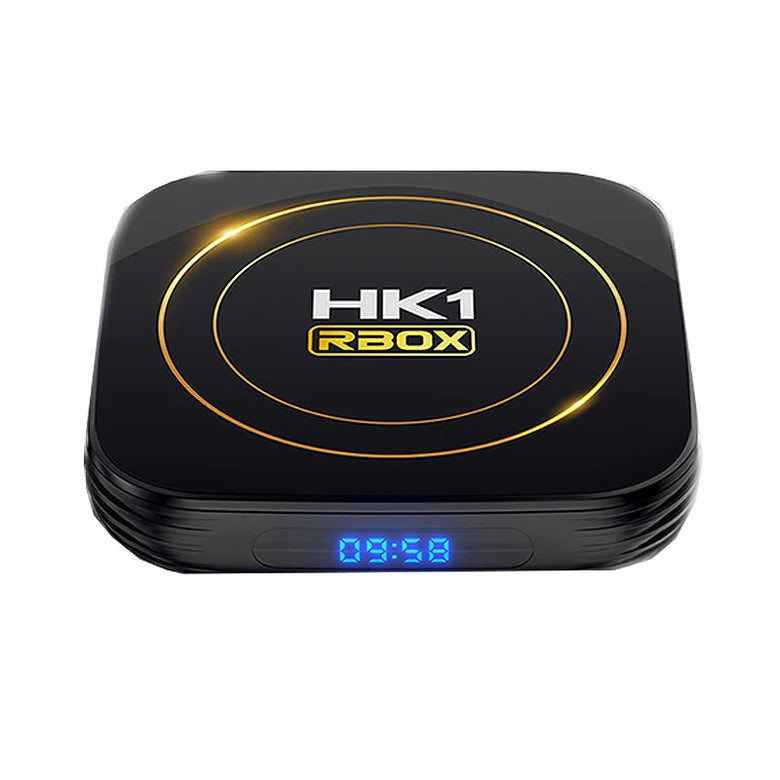 HK1 RBOX H8S Android 12 Smart TV Box 4+64G Dual Band 2.4G/5G WiFi Support bluetooth 4.0 8K HDR10+ Media Player Set Top Box