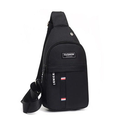 Men's Casual Oxford Cloth Chest Bag Fashion Lightweigh Crossbody Bags Large-capacity Storage Shoulder Bag for Outdoor Travel Daily