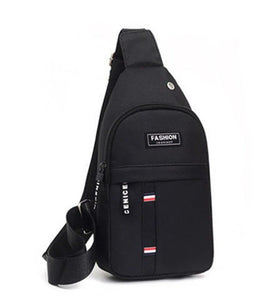 Men's Casual Oxford Cloth Chest Bag Fashion Lightweigh Crossbody Bags Large-capacity Storage Shoulder Bag for Outdoor Travel Daily